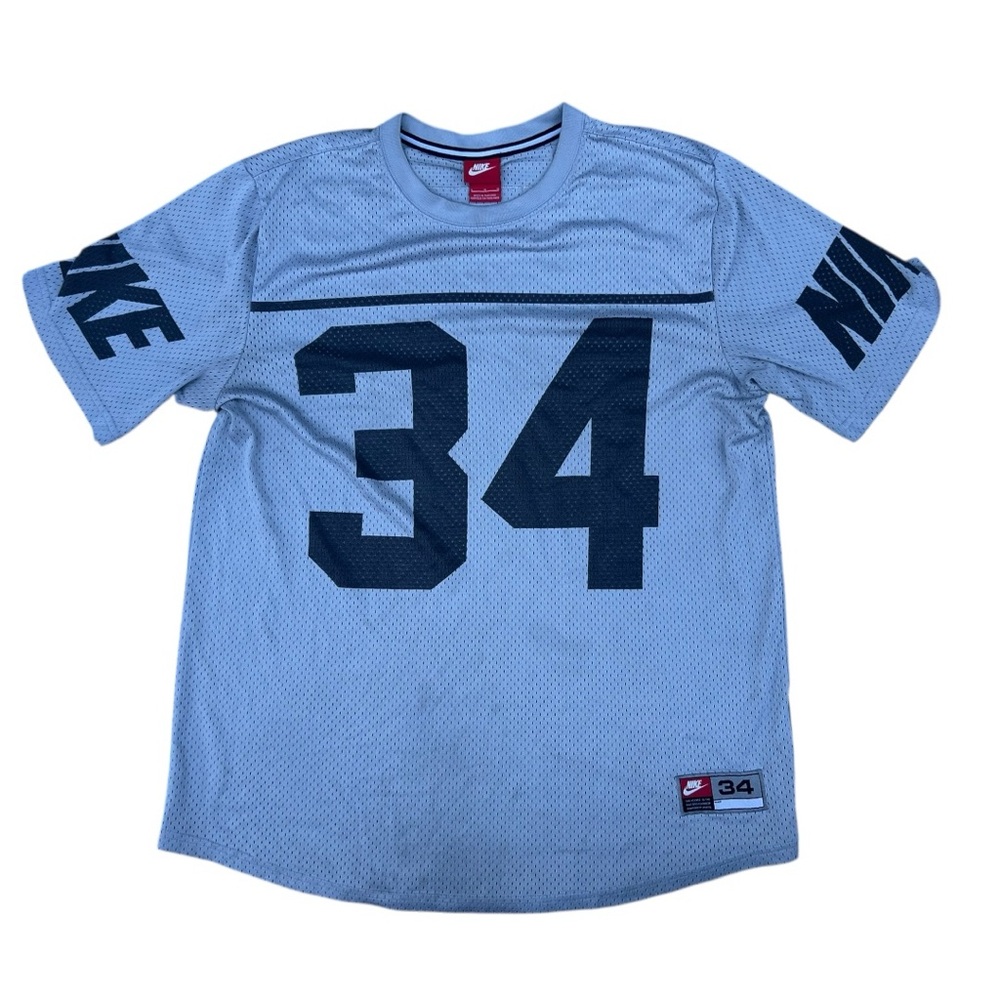🏀 Nike Men’s Mesh Jersey Shirt #34 Light Blue Size L - Picture 2 of 7